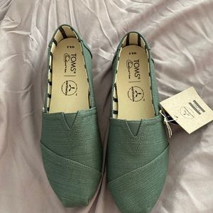 NWT Sage Green Toms